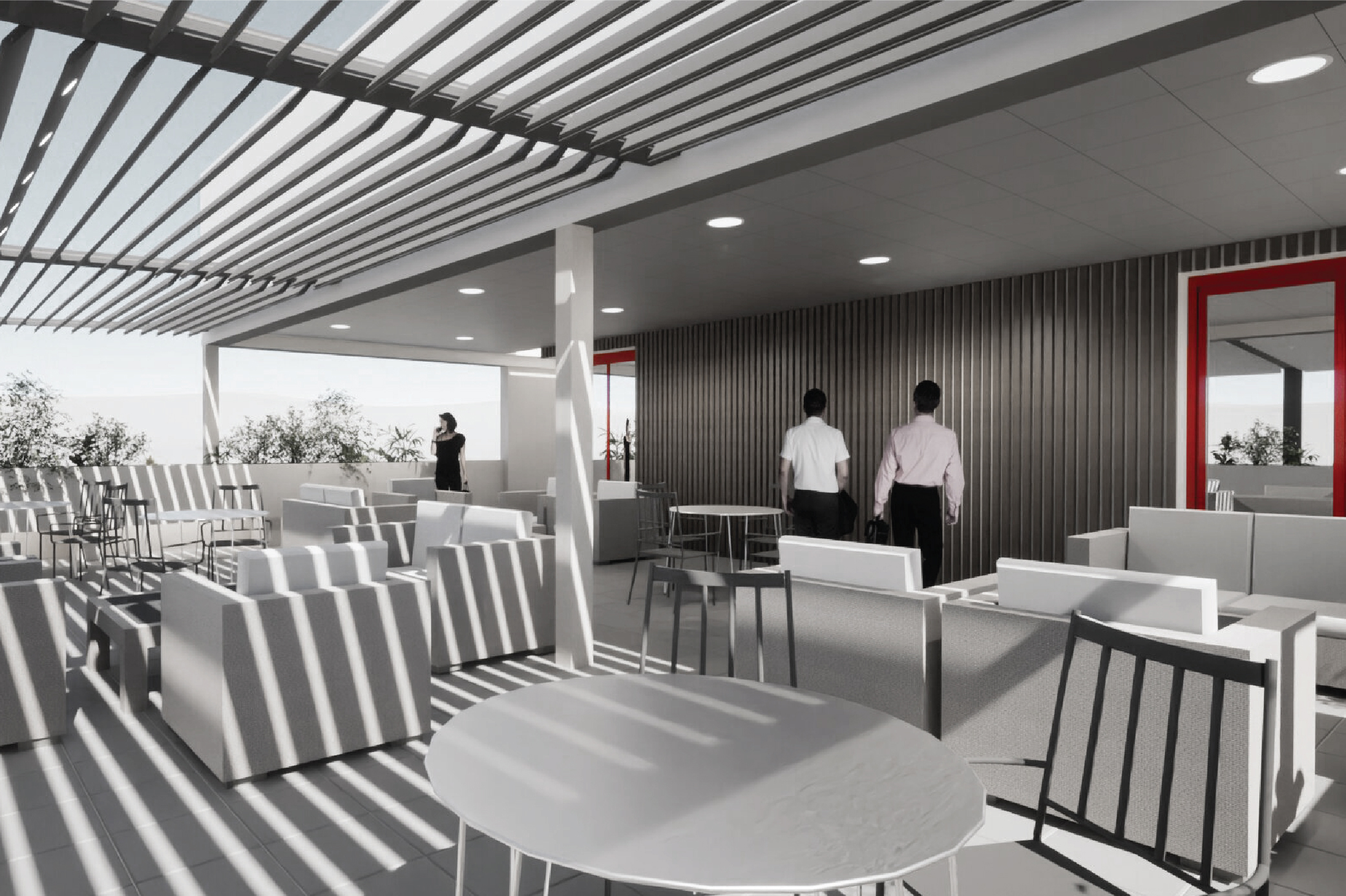 Terrasse bâtiment DDETS Toulon