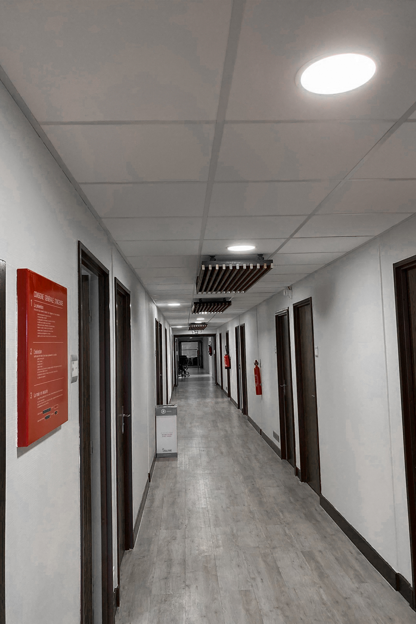 Circulation plateaux bureaux CPAM Marseille