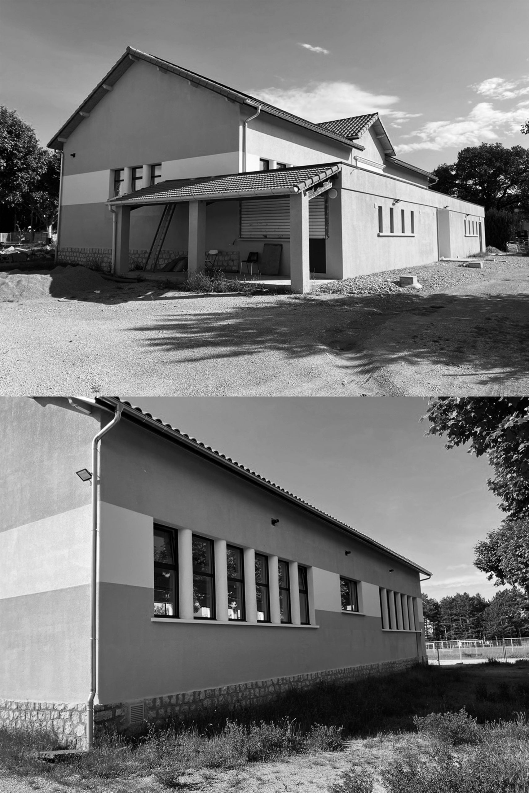 Rénovation énergétique du gymnase Grabinski sur la commune de Château Arnoux St Auban avec 3i