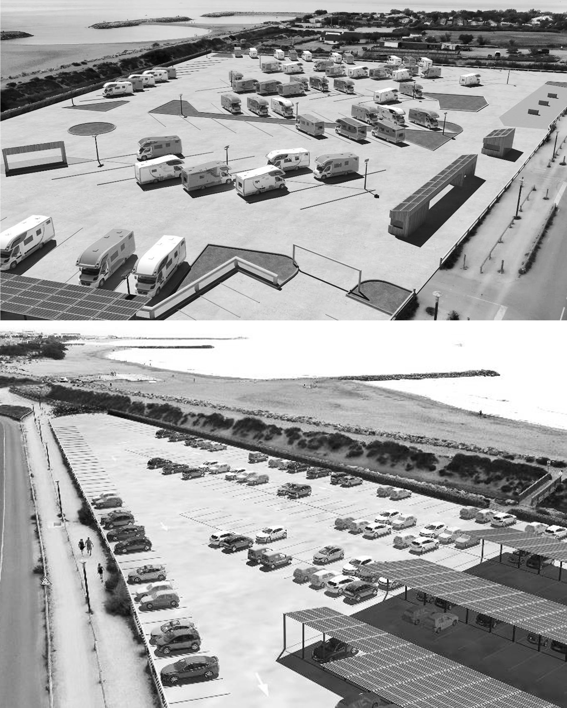 Installations photovoltaïques parking