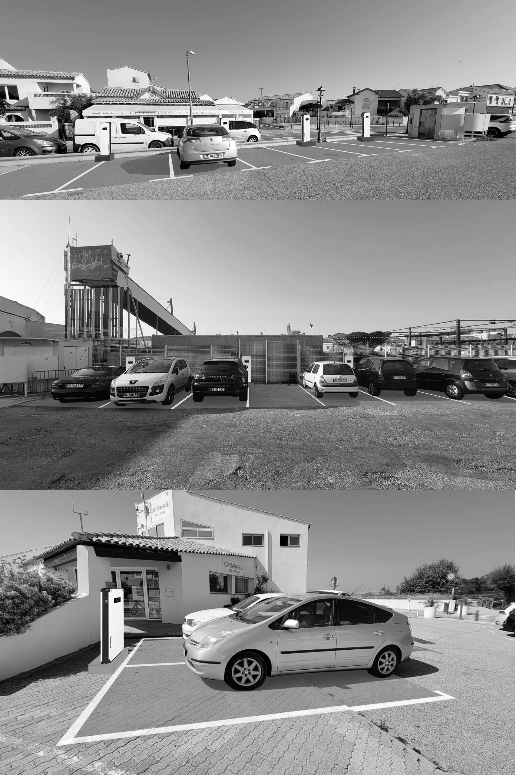 Places se stationnement IRVE Camping la Brise de Camargue