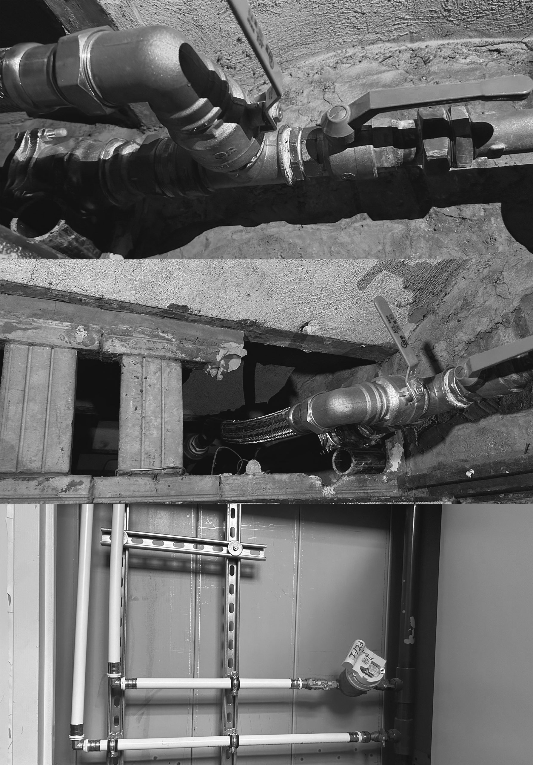 vanne et réseaux de distribution d'eau potable