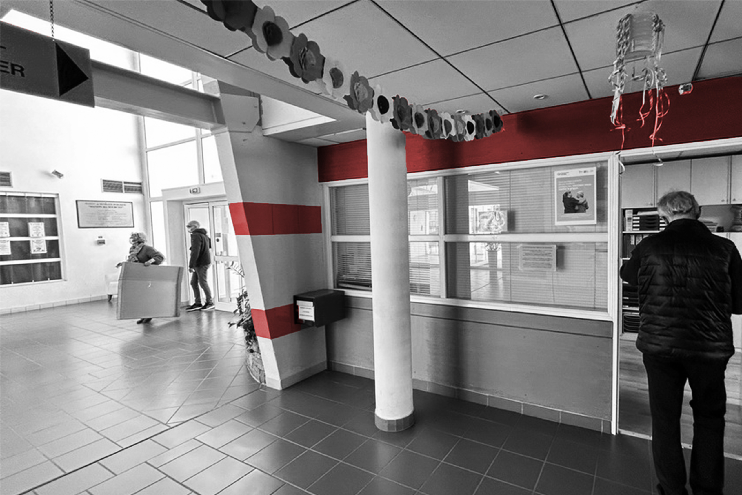 Hall maison des associations EHPAD Le Beausset