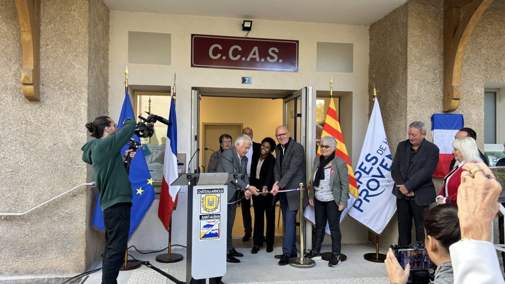 Inauguration Pole Enfance Jeunesse Henri Wallon Chateau Arnoux St Auban