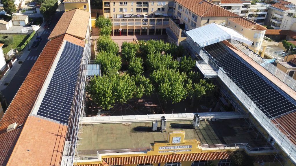 Rénovation toitures groupe scolaire Octave Maurel à Bandol