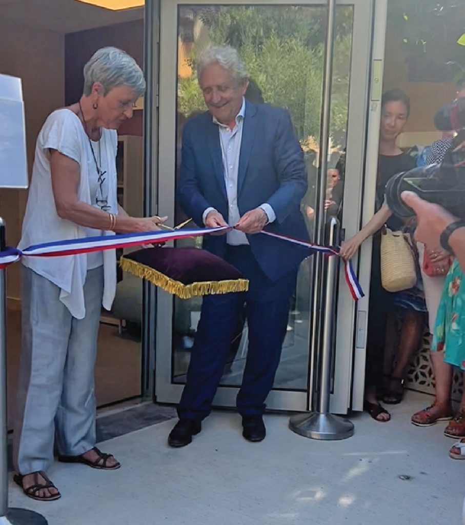Inauguration bibliothèque municipale du Lavandou avec 3i