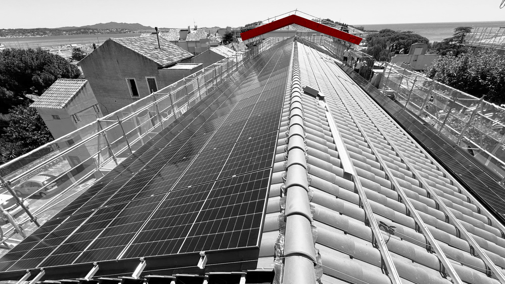 Réfection et rénovation thermique des toitures du groupe scolaire Octave Maurel à Bandol avec 3i