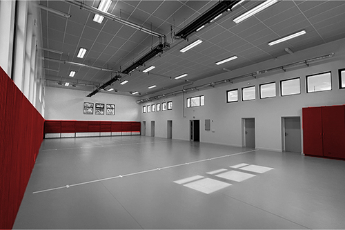 Rénovation énergétique du gymnase Grabinski sur la commune de Château Arnoux St Auban avec 3i