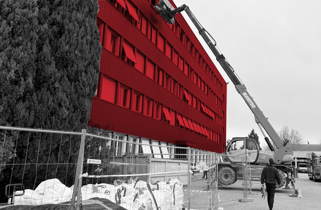 Désamiantage - Travaux préparatoires au relogement des services de la BSI d’Avignon avec 3i