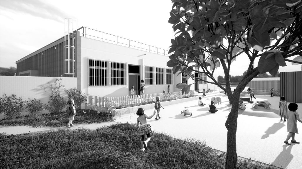 Espace de jeux en extérieur pour enfants