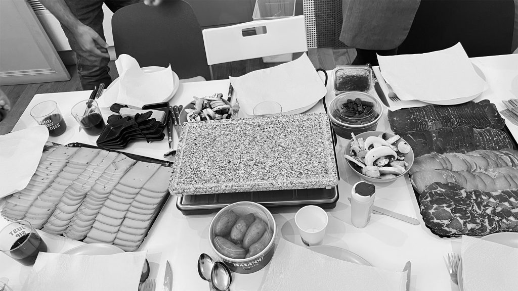 l'équipe 3i fête la journée mondiale de la raclette 2025