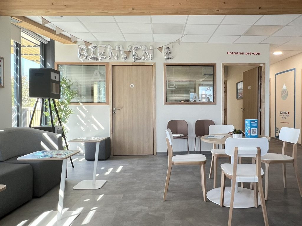 Aménagement d’une Maison du Don à Aubagne avec 3i pour EFS