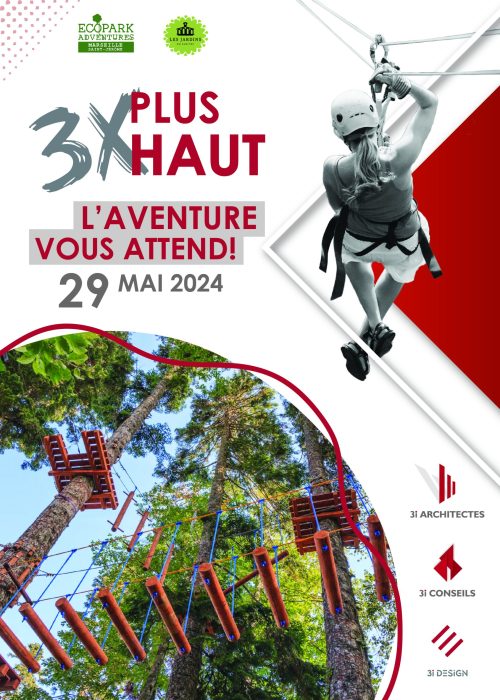 Affiche 3i ECOPARK Adventures Marseille